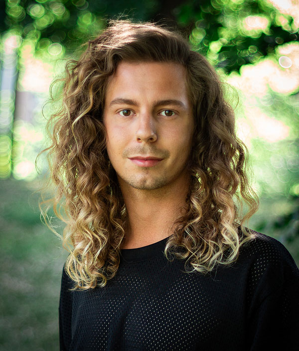 Adam, frisör på Ansa i Göteborg